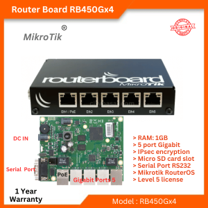 Router Board RB450Gx4 price in Nepal, RB450Gx4 , Mikrotik routerboard price in Nepal
